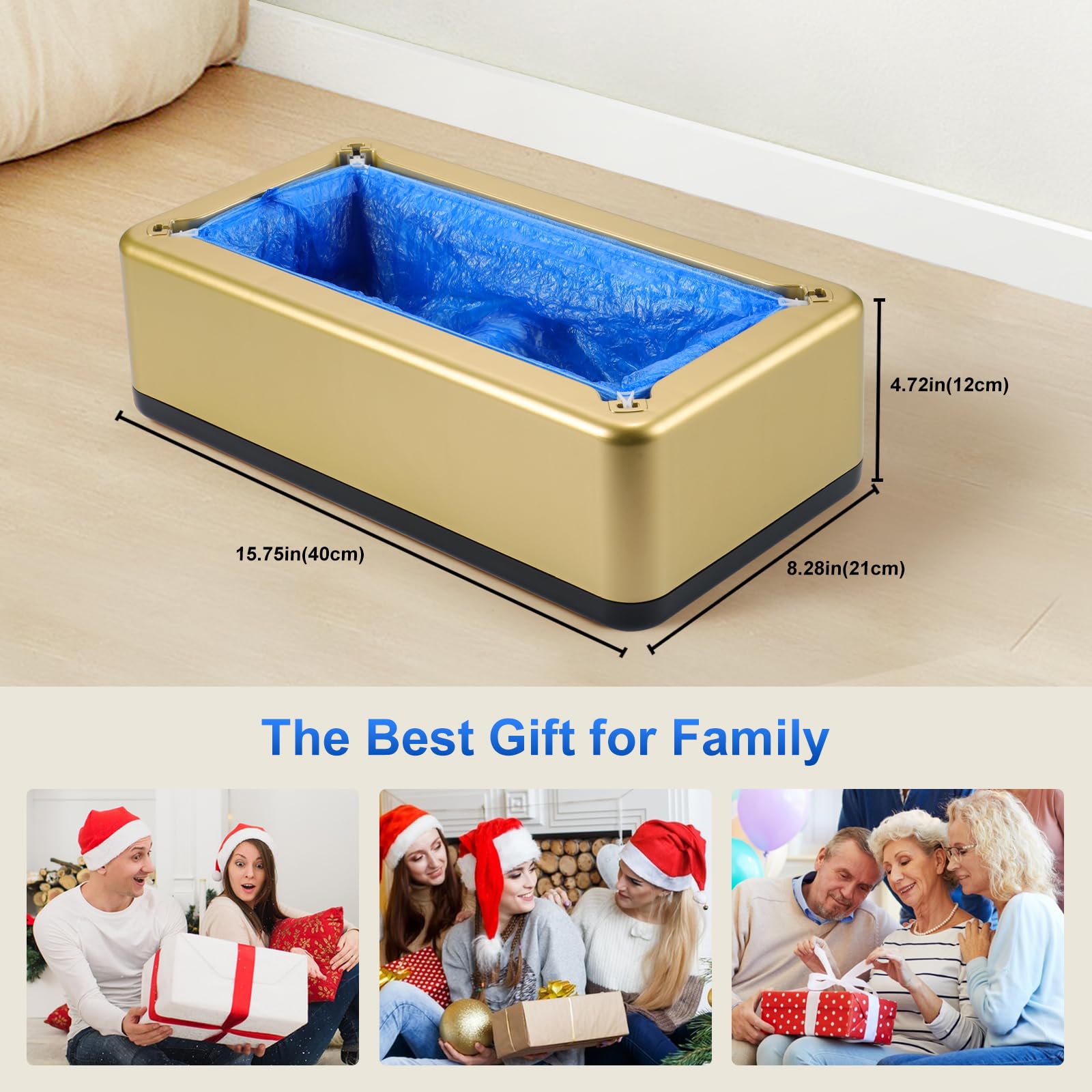 LYSHIYI shoe cover dispenser suitable for hospitals, labs, and homes.