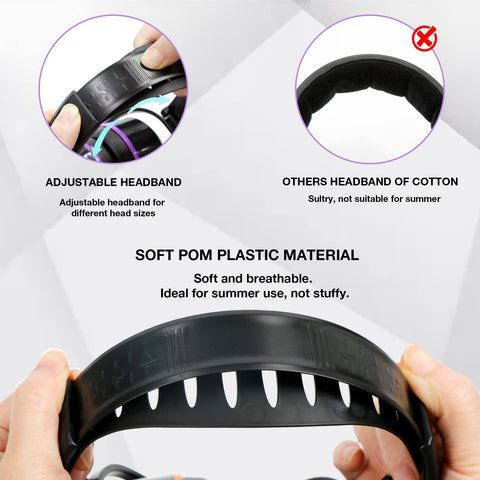 LYSIAN foldable safety ear muffs memory-foam cushions soften pressure for long wear.