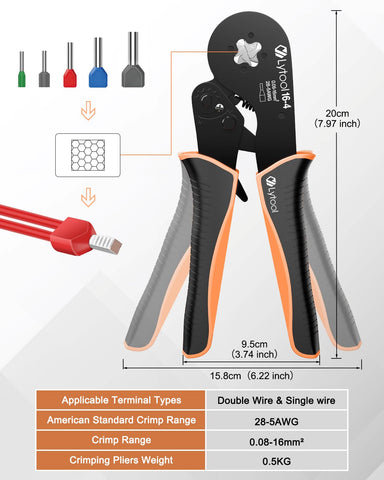 Lytool ergonomic non-slip handles reduce fatigue during long wiring tasks.