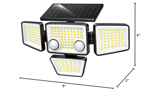 LYWALT energy-saving solar flood lights reduce electricity use.