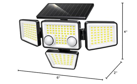 LYWALT energy-saving solar flood lights reduce electricity use.
