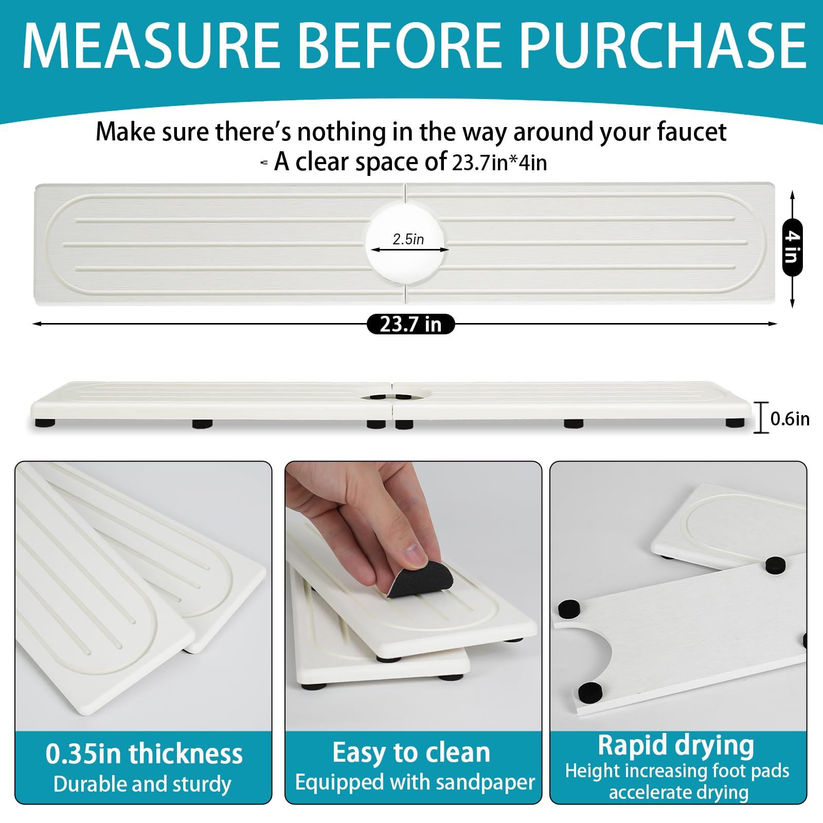 Lyxel durable countertop protection from scratches and stains.