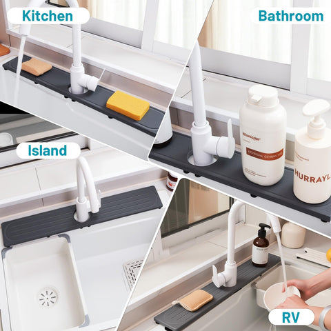 Lyxel faucet mat care kit helps maintain long-term absorption