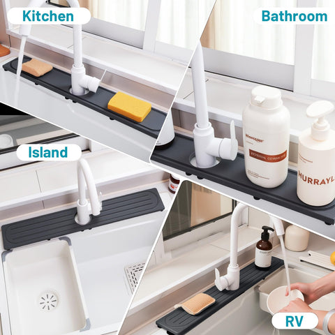 Lyxel faucet mat maintenance tips for long-lasting absorption.