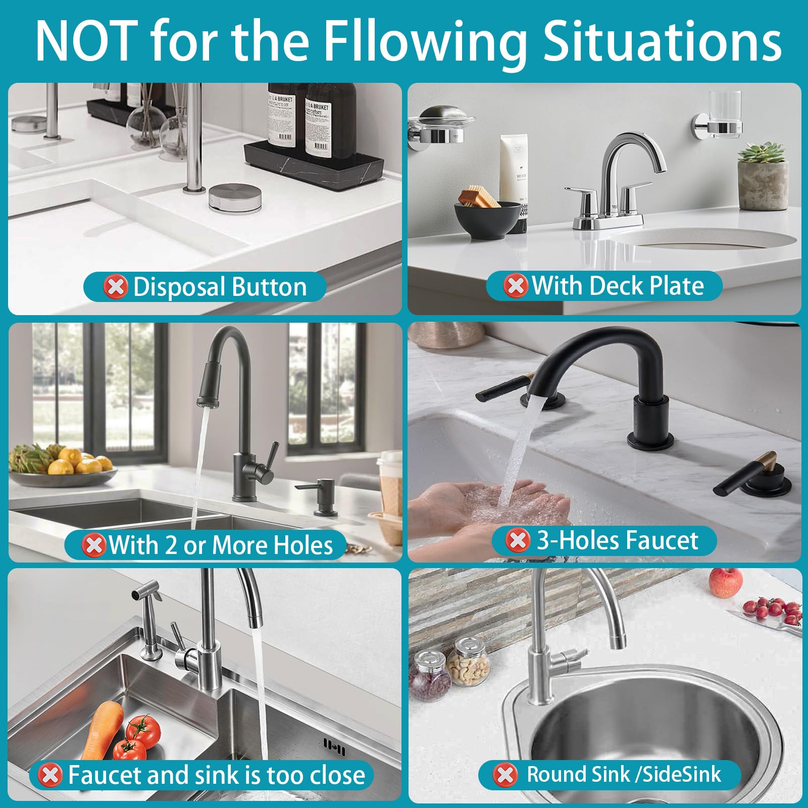 Lyxel Faucet Mat durable design supports daily kitchen and bath use