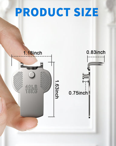 Close-up of LZC claw gripping drywall for a secure hold