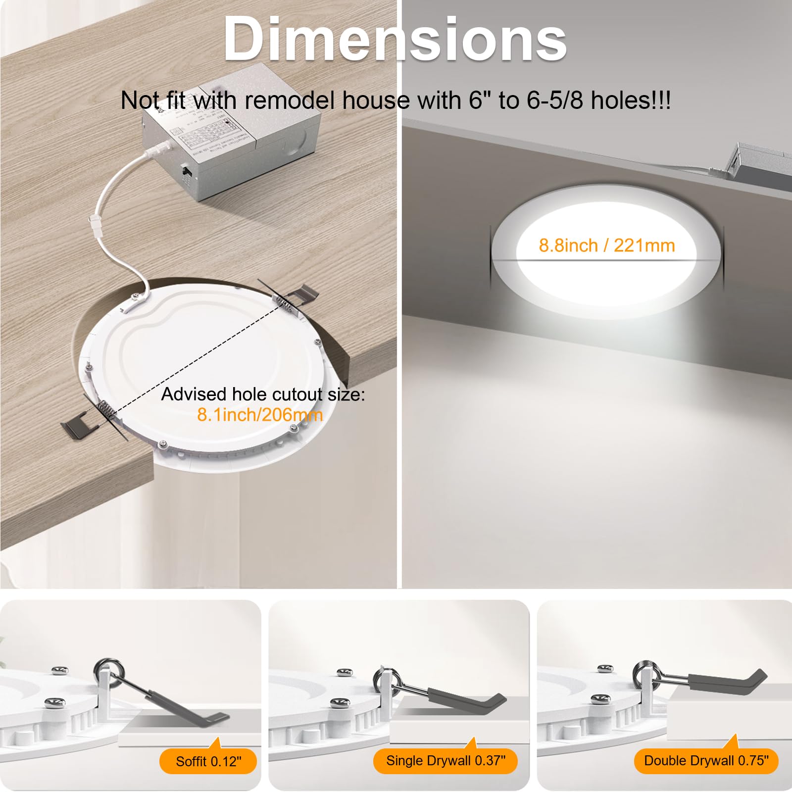 LZHOME 3CCT selectable color temperature switch for adaptable mood.