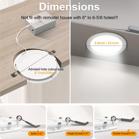 LZHOME 3CCT selectable color temperature switch for adaptable mood.