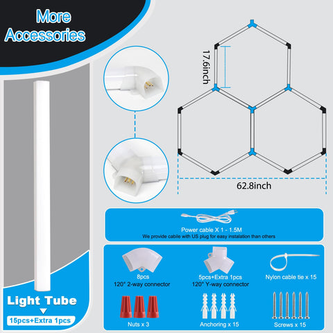 LZHOME 5000K natural white output for daylight-like task lighting