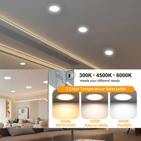 LZHOME ultra-thin canless design simplifies ceiling installation.