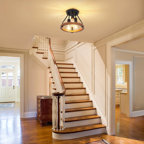 LZLDCJ versatile ceiling light suitable for kitchens, bedrooms, and hallways.