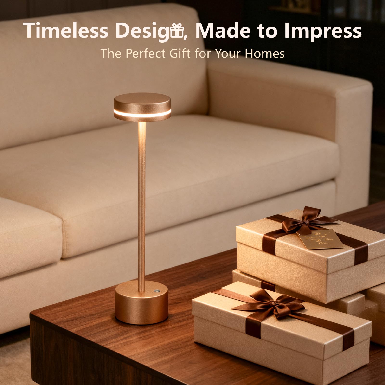 LZXYUYU cordless table lamp memory-function restores last setting.