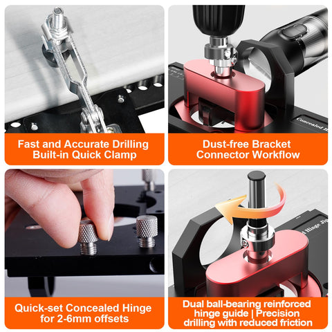 M-T 35mm carbide bit delivers precise hinge cup drilling