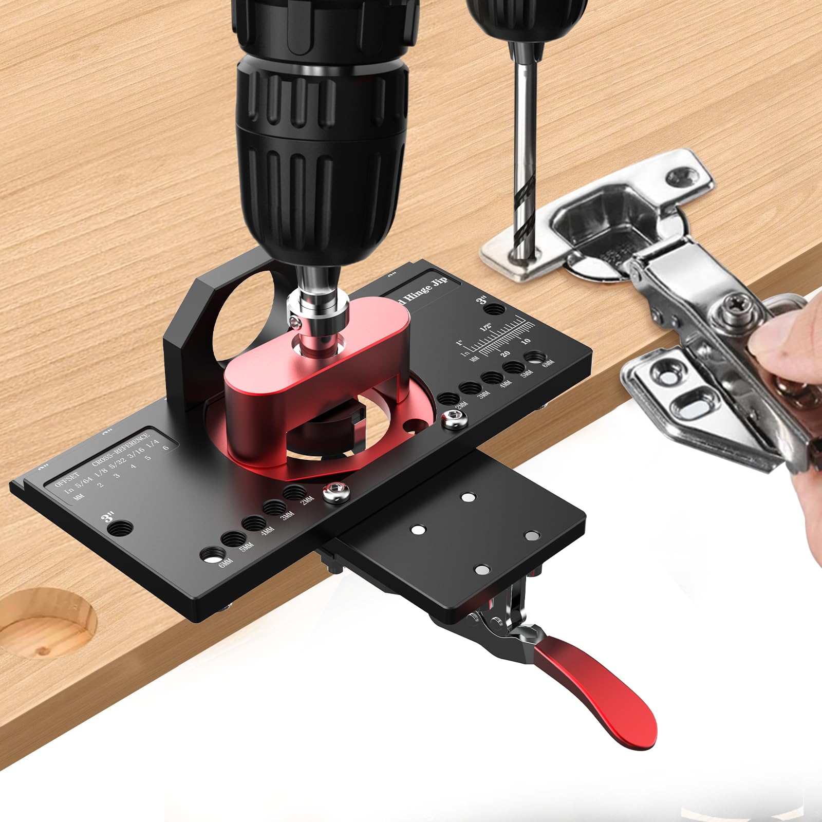 M-T depth control allows quick, accurate depth setting