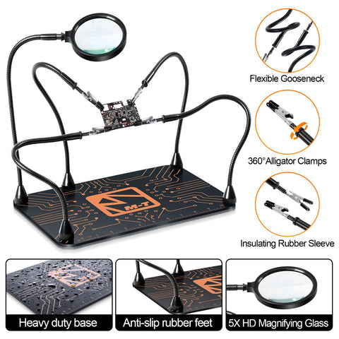 M-T Helping Hands rust-proof metal construction withstands heavy use.