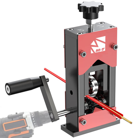 M-T manual wire stripper machine front view, precision and clean copper stripping.