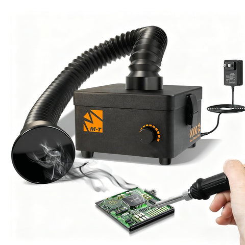 M-T Solder Fume Extractor front view showing compact design