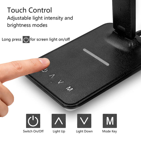 M-Xeotei LED lamp with rotatable head for precise lighting angles during work.