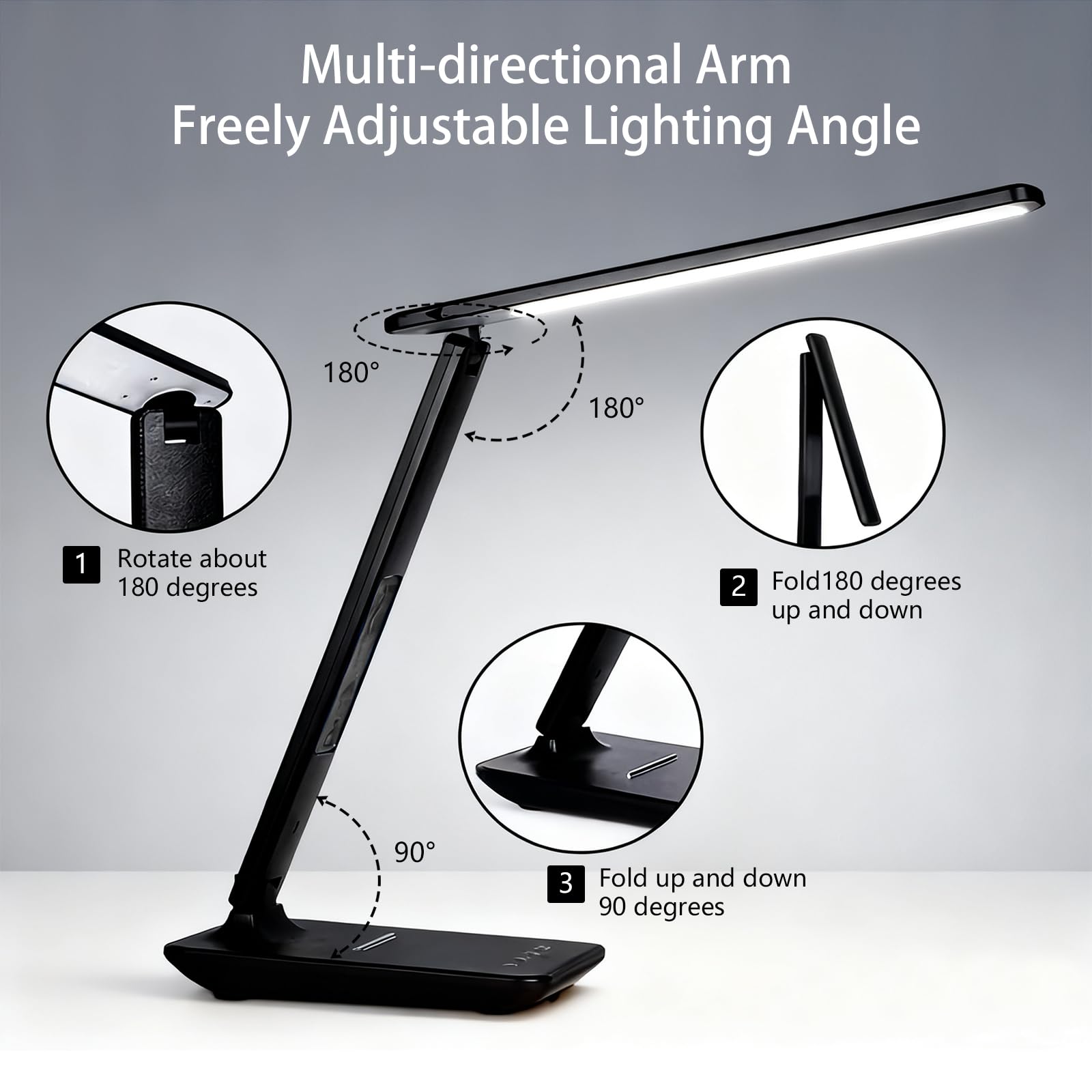M-Xeotei lamp includes a 10W wireless charging pad for clutter-free power.