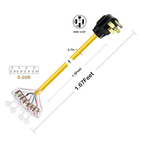 M1A2 four 5-20R outlets with dust caps for safe outdoor use
