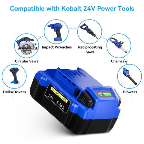 M2CSMK 24V fast charging compatibility with Kobalt chargers in use.