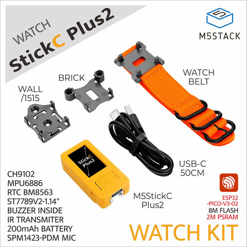 M5StickC Plus2 top view highlighting ESP32-PICO-V3 module