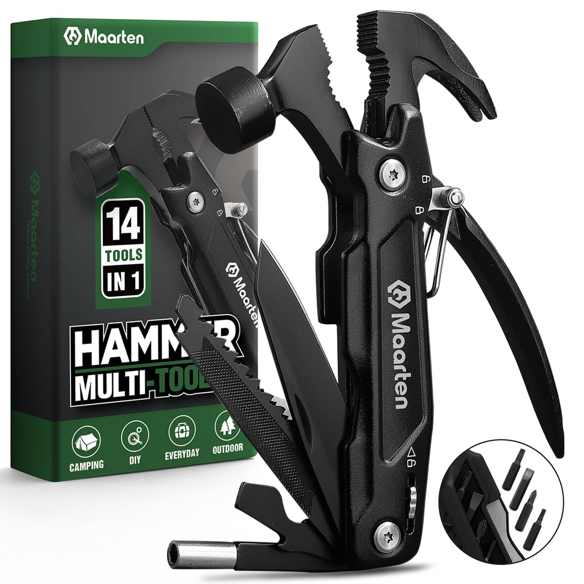 Maarten hammer multitool 14in1 ready for quick repairs on the go