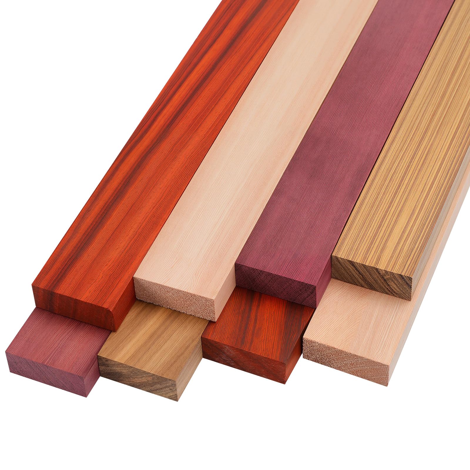 Maasechs purpleheart wood strip for cutting boards and crafts