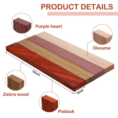 Maasechs zebrawood wood strip for decorative panels and inlays