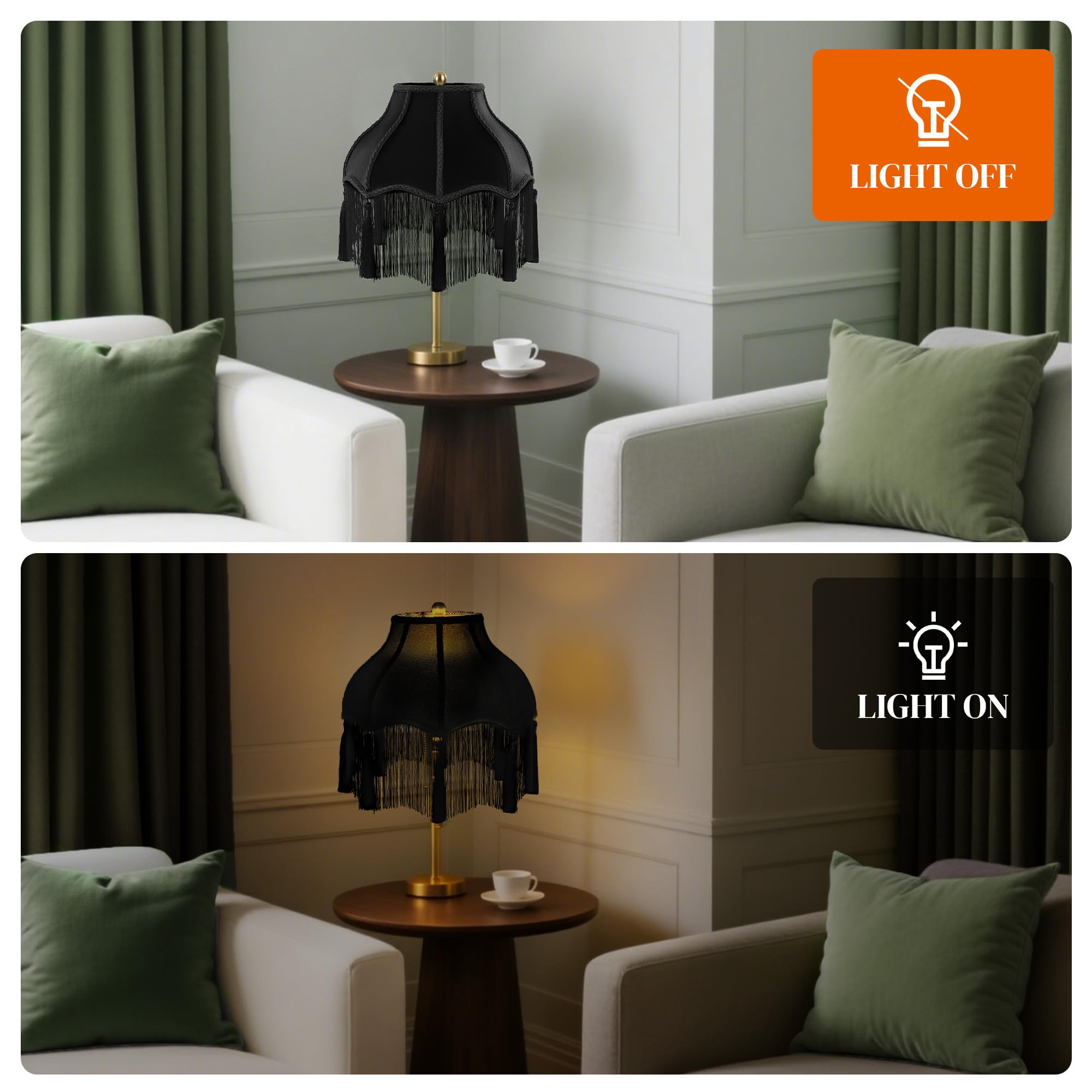 MABOZOO Victorian lampshade quick installation guide