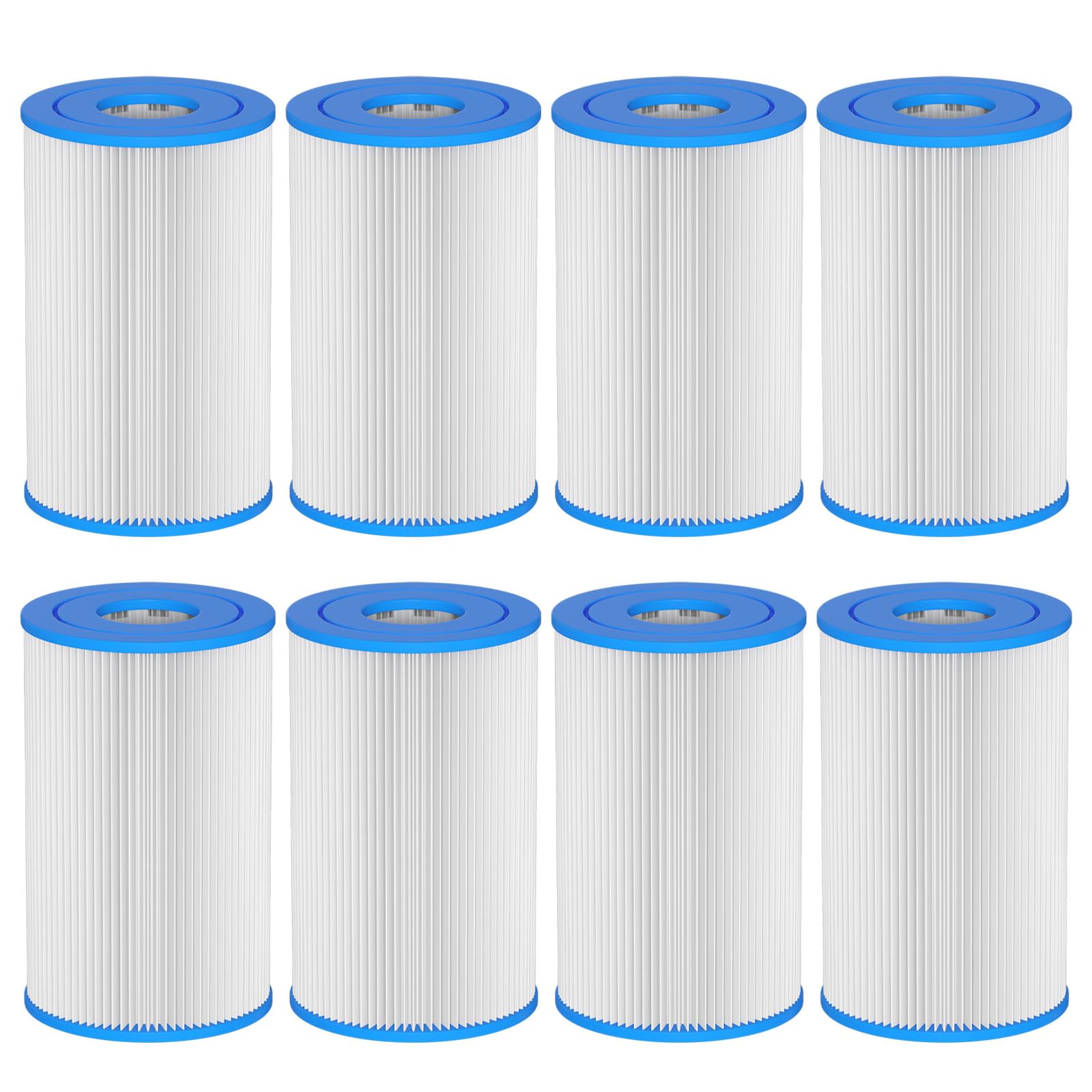 Macaberry ice bath filter with 20-micron pleated fabric for cleaner water.