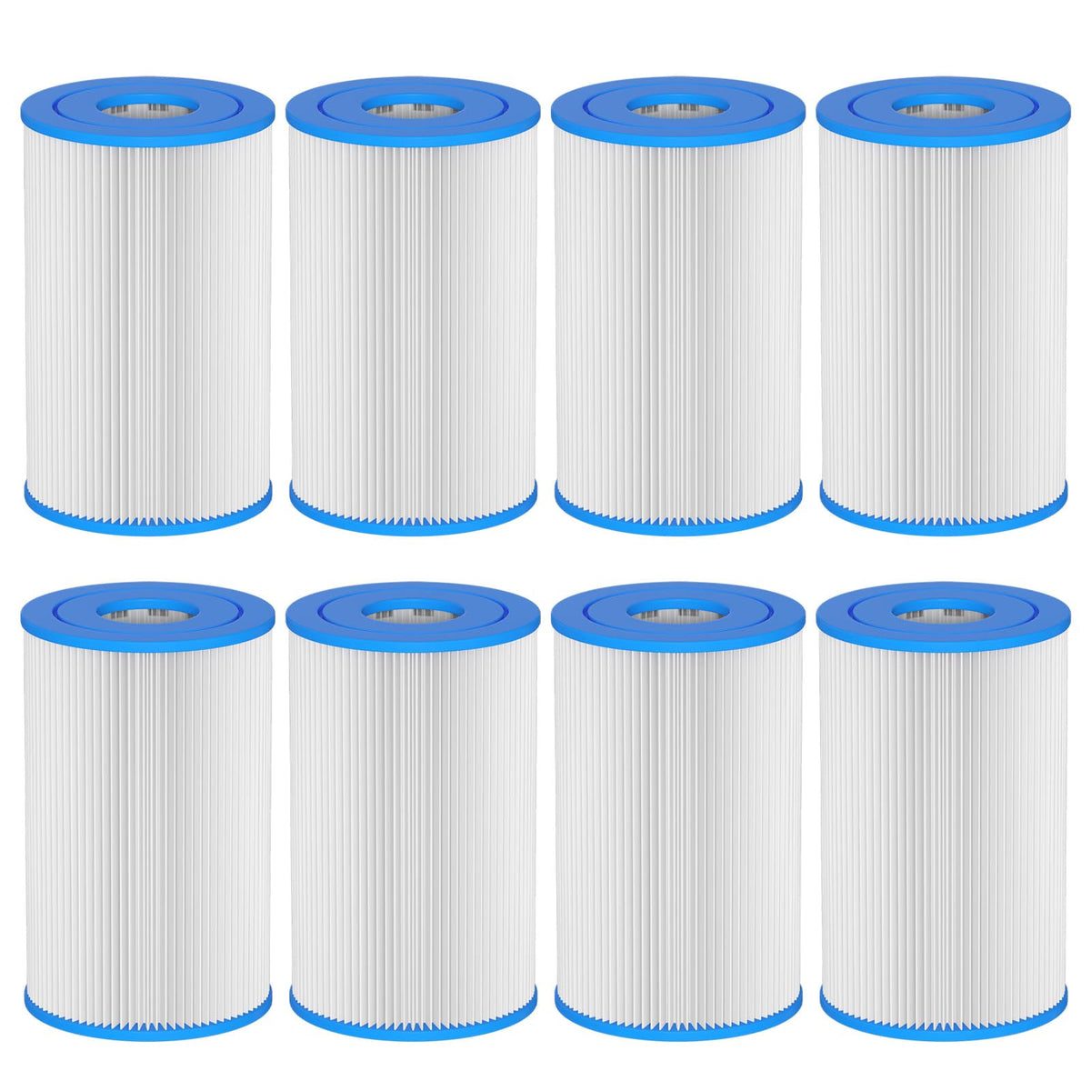 Macaberry ice bath filter with 20-micron pleated fabric for cleaner water.