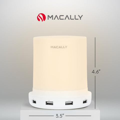 Macally warm 2700K glow ideal for evenings.