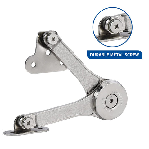 Macaro adjustable tension via included Allen wrench delivers tailored slow-close action.