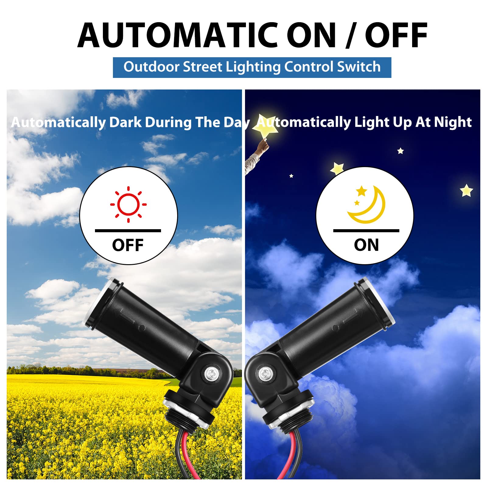 Macarrie adjustable sensor angle directs light precisely.