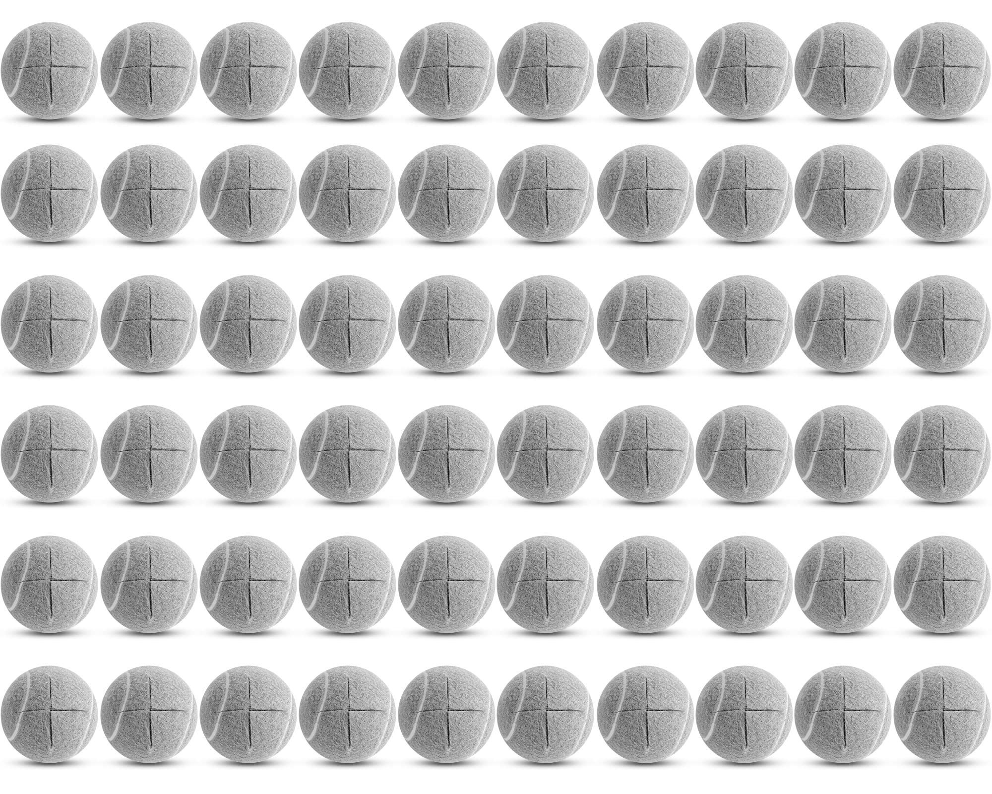 Macarrie pre-cut tennis balls for chair glides provide quick slip on protection