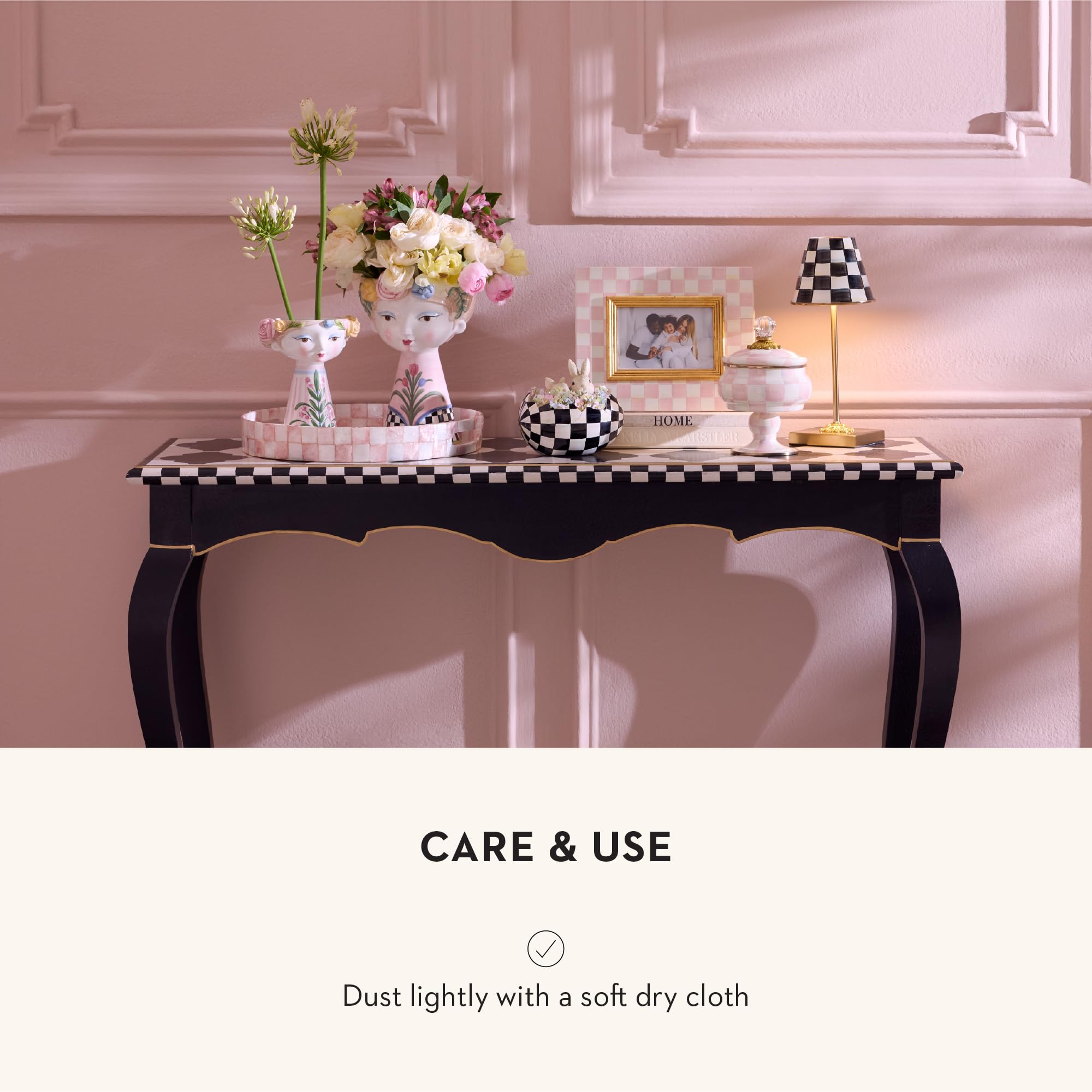 MACKENZIE-CHILDS cordless design enables easy placement without cords.