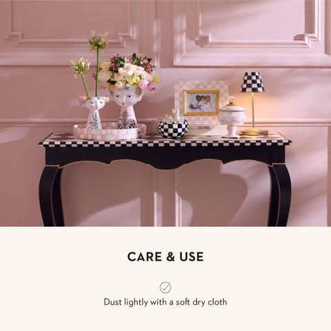 MACKENZIE-CHILDS cordless design enables easy placement without cords.