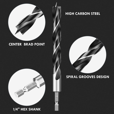 MACXCOIP drill bits double-flute design in macro view for fast chip removal