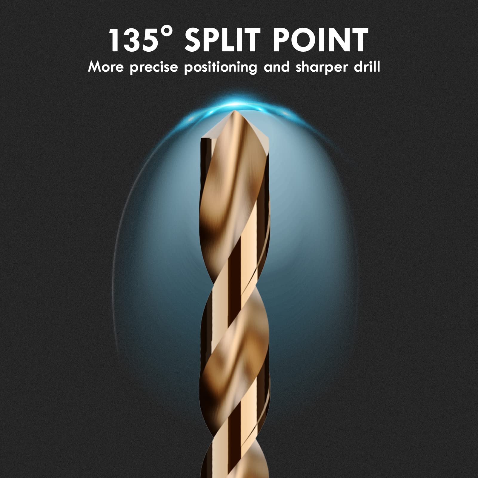 MACXCOIP 135-degree points for precise starts in hard metals.