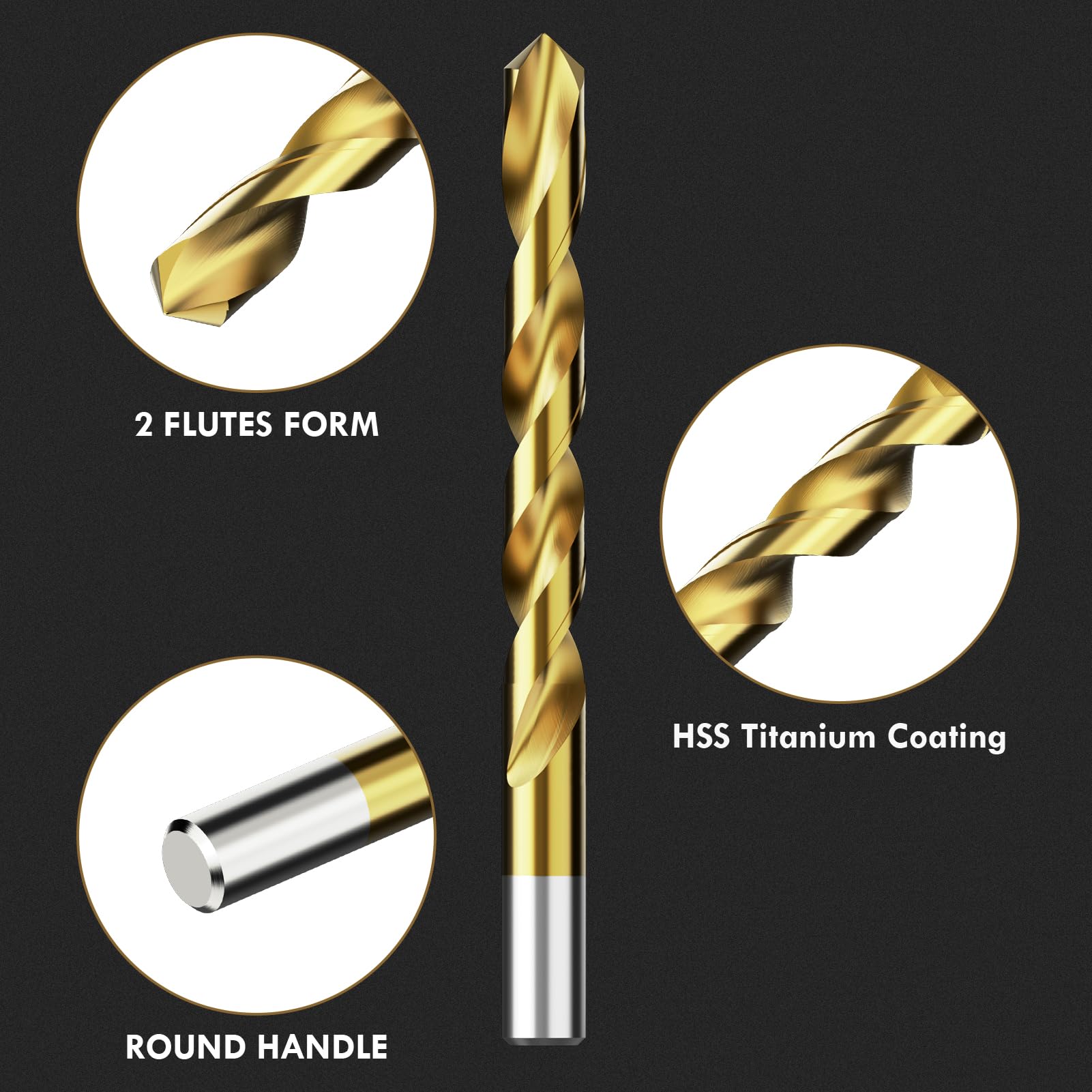 MacXCOIP HSS titanium coating improves durability and smooth operation