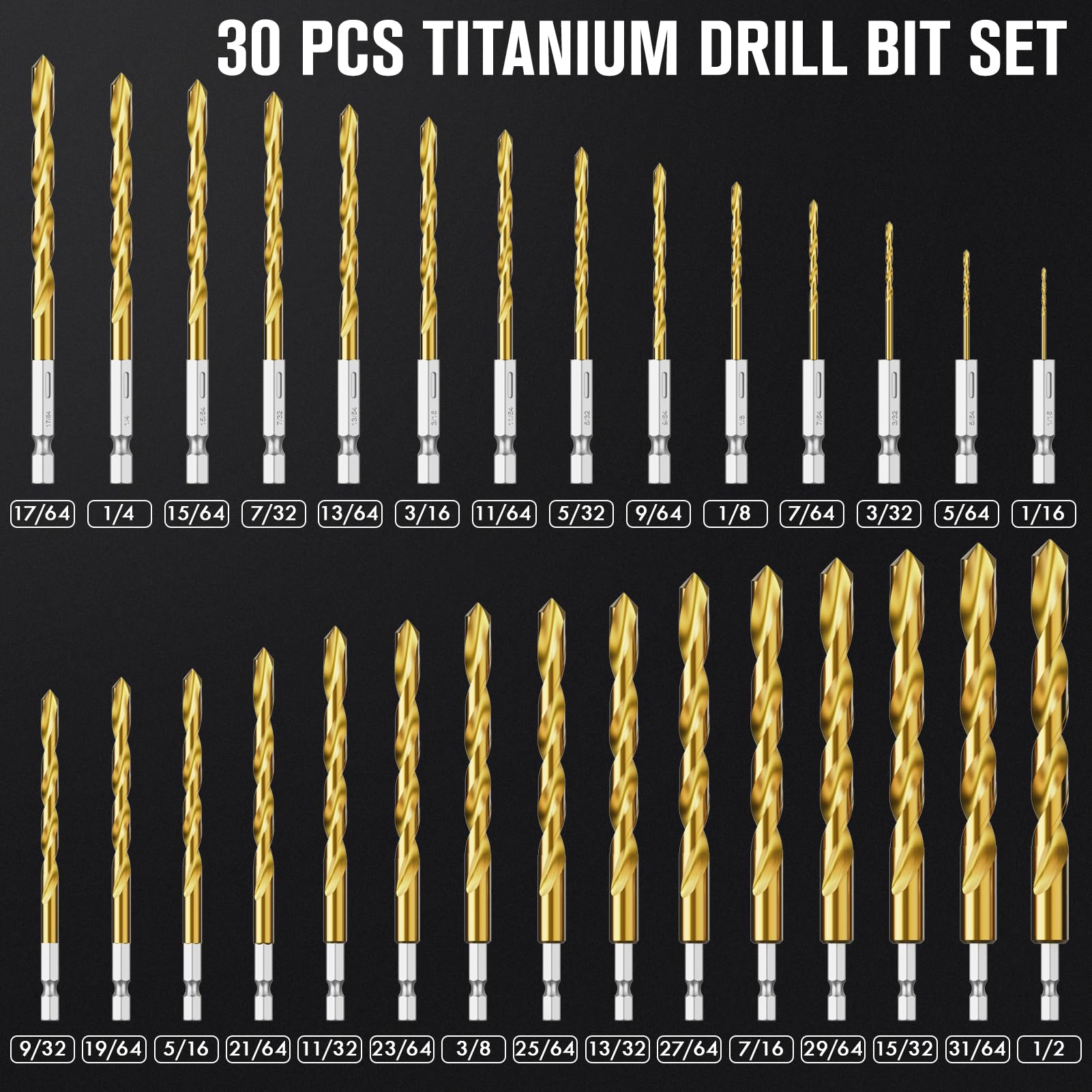 MACXCOIP quick-change hex shank enables fast bit swaps with compatible drills.