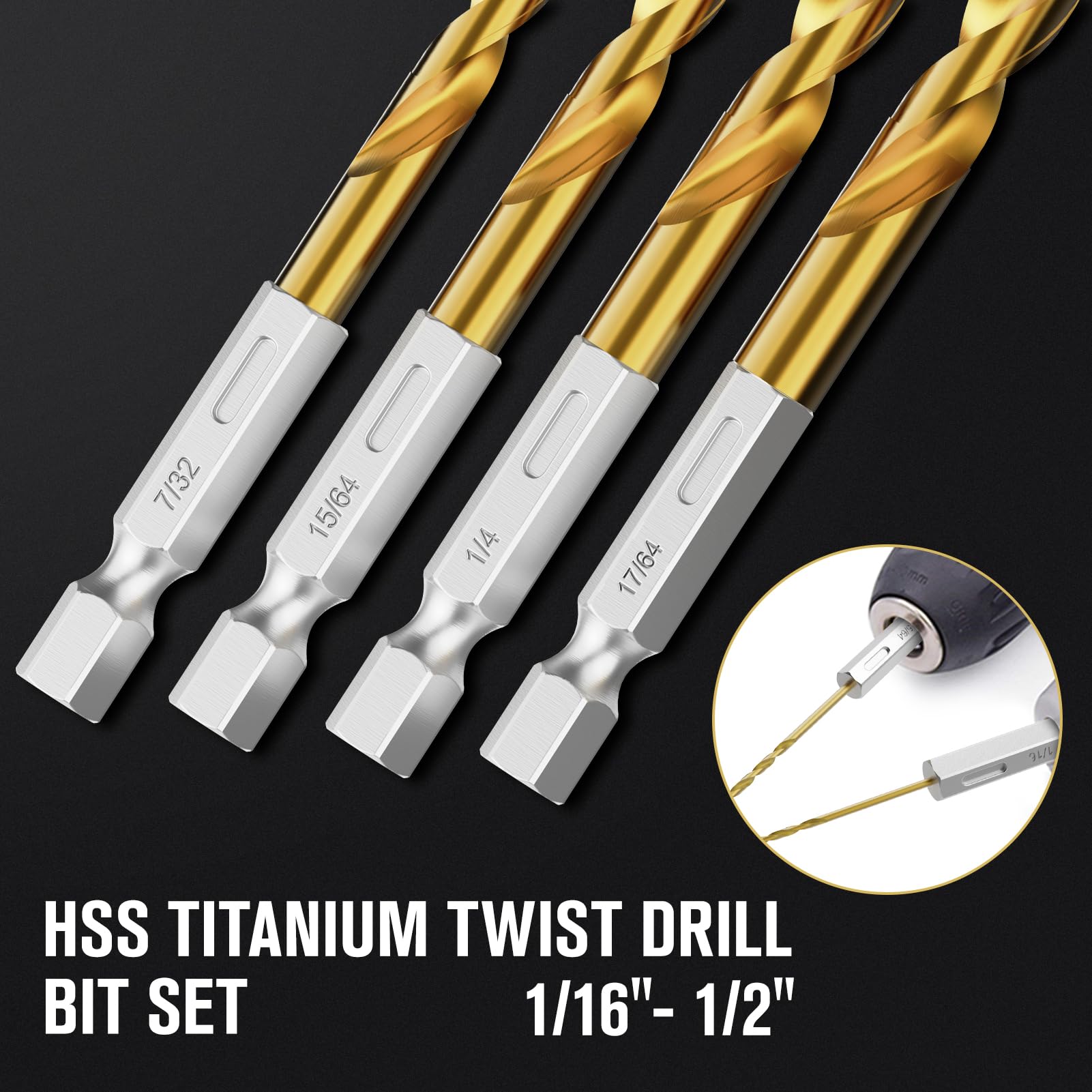 MACXCOIP titanium coating closeup highlighting durability and sharp, chatter-free performance.