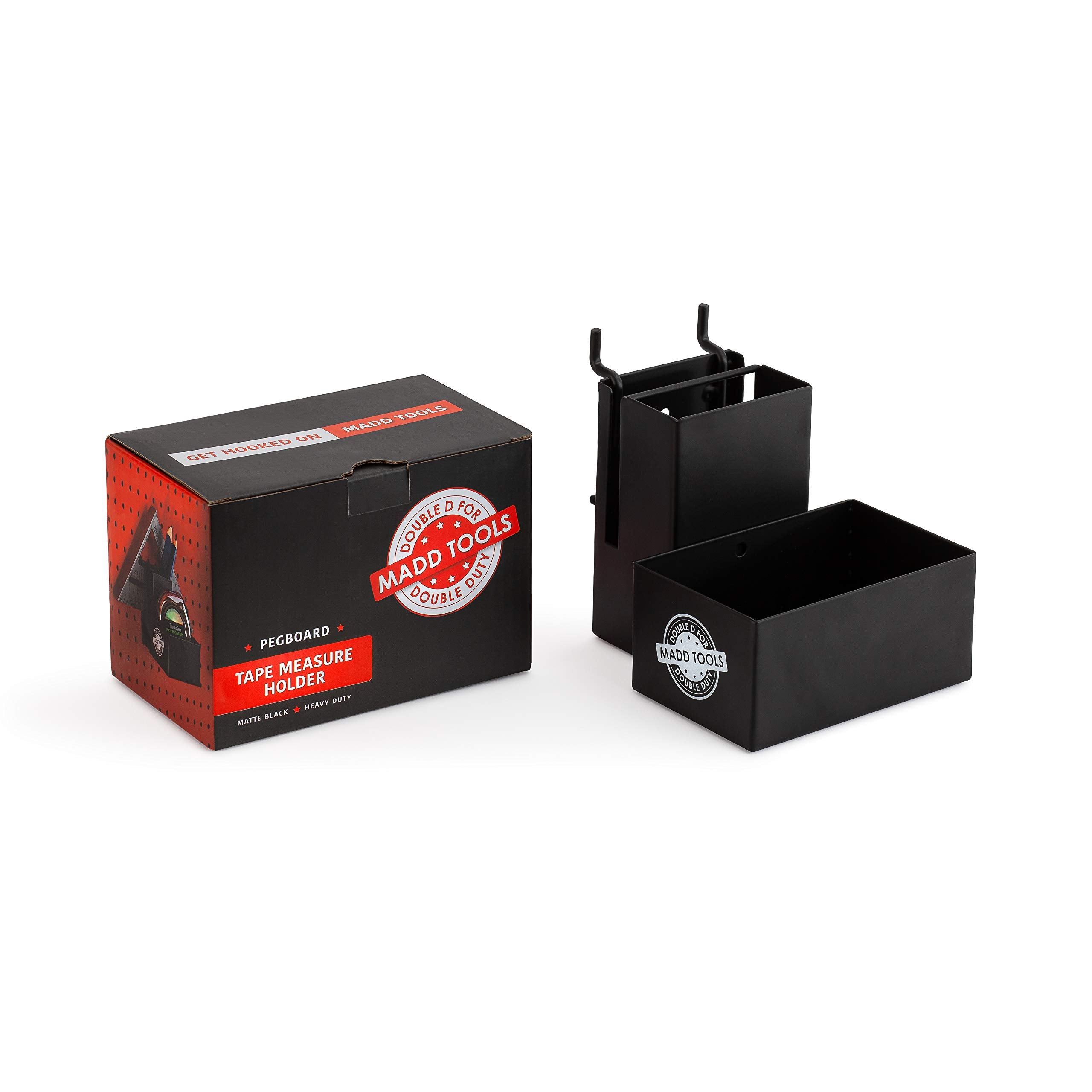 MADD Tools pegboard compatibility with quarter-inch holes enables versatile mounting