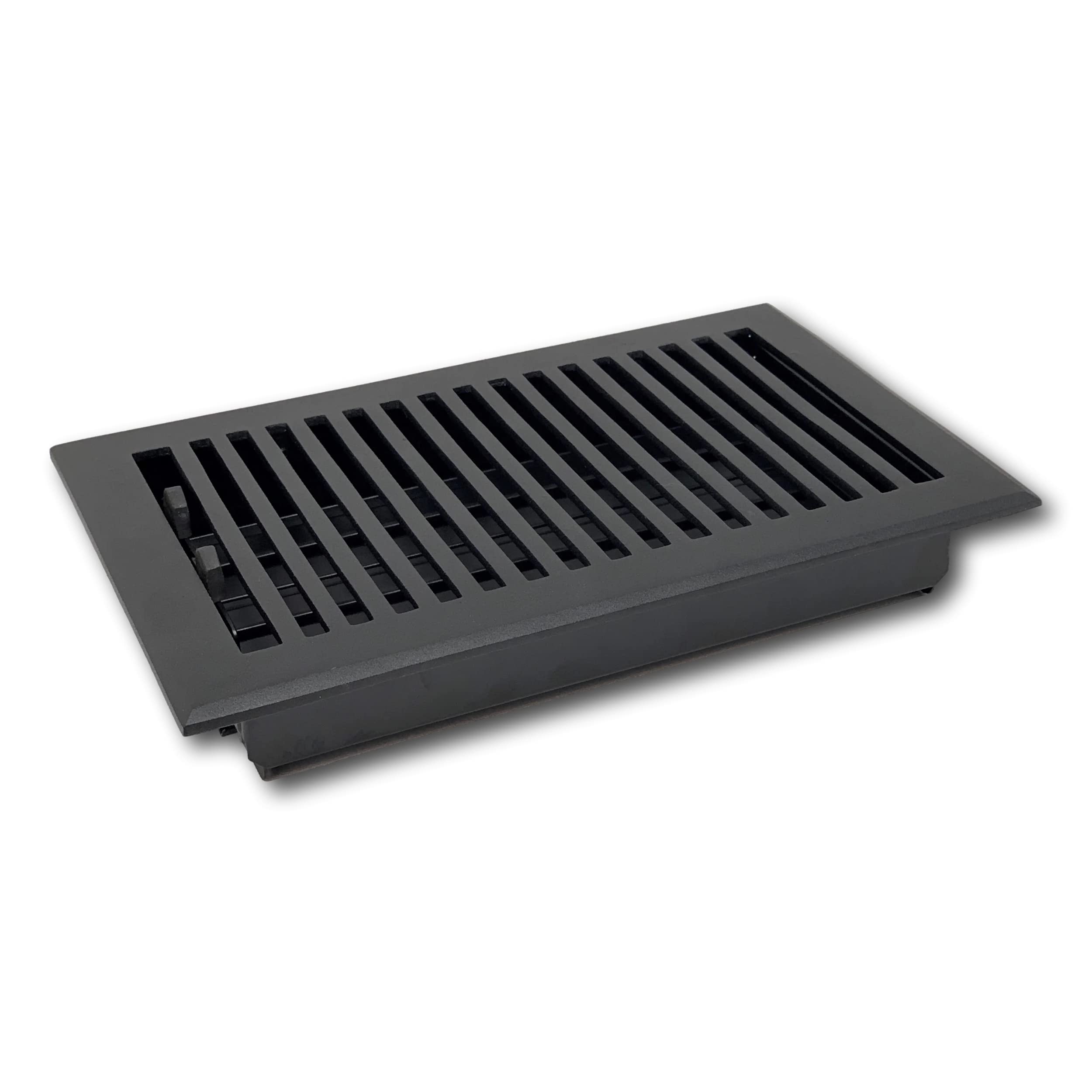 Madelyn Carter floor vent cover black angle view suitable for floor placement