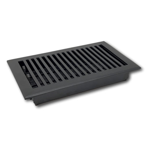 Madelyn Carter floor vent cover black angle view suitable for floor placement