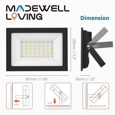 Madewell Living energy-efficient LEDs cut operating costs over time.