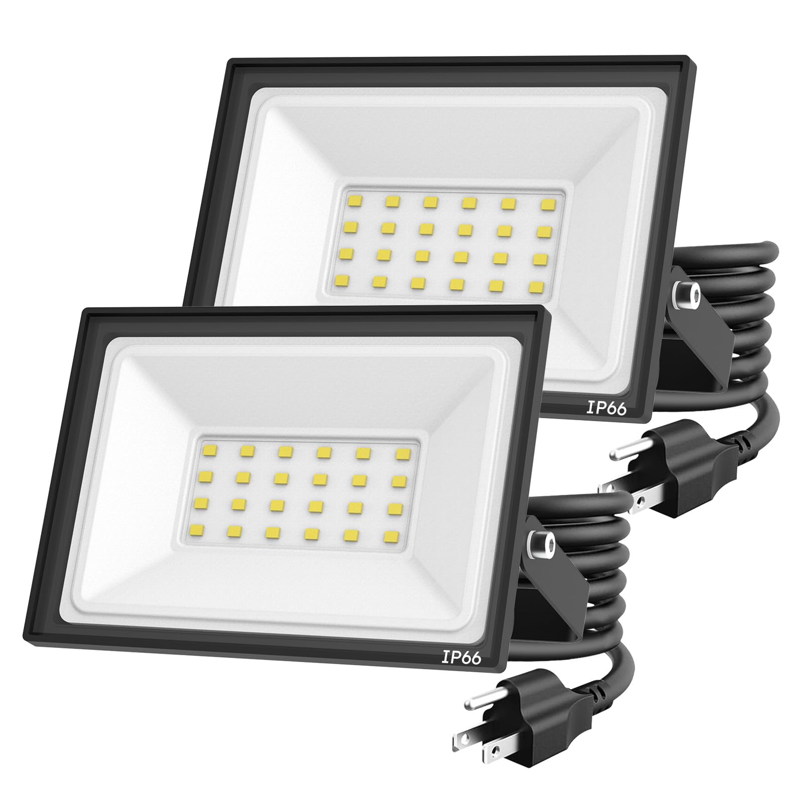 Madewell Living 30W LED flood light wall-mount for secure outdoor lighting.