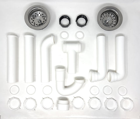 MADOL plastic P-traps illustrate reliable, easy to install kitchen drain repairs