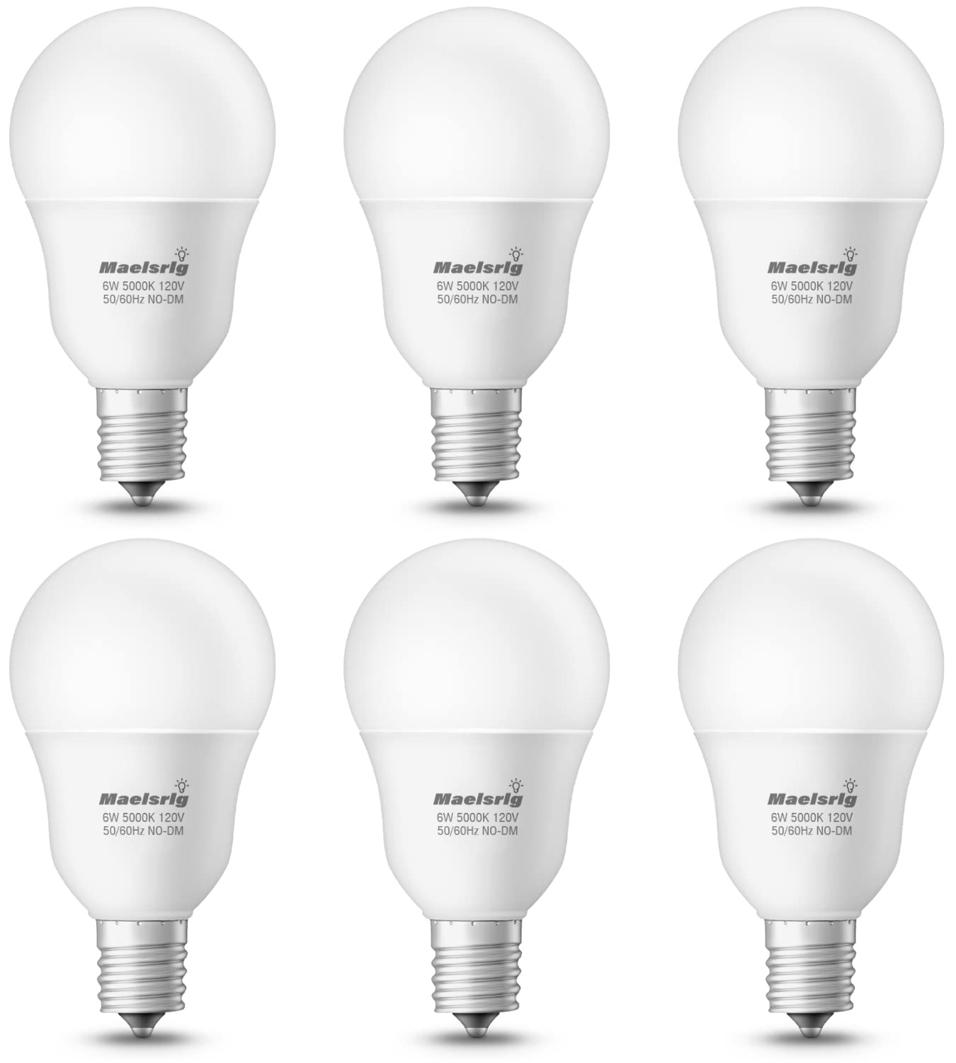 Maelsrlg E17 LED bulb ideal for ceiling fan lighting applications.